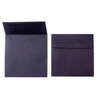 Umschläge Schwarz 14x14cm Premium Undurchsichtig (50 Stück) [E162]