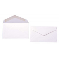 Umschläge Weiß 9,2x5,4cm Premium Undurchsichtig (50 Stück) [E1B0]