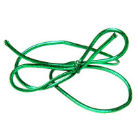 Dekorative Schleifen metallisch Grün 25,5cm (50 Stück) [10MGR]
