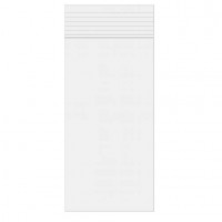 Druckverschlussbeutel 15x38cm Kristallklar PP 50 Mikron (100 Stück) [ZC615]