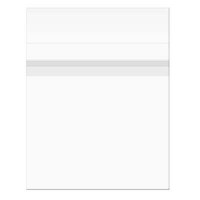Plastikbeutel 22,7x28,6cm Premium laminiert und mit Schutzverschluss (100 Stück) [PL811]