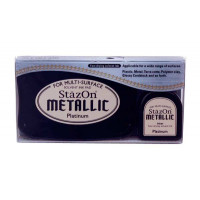Stempelkissen Stazon + Nachfüllung metallisch Platinum (1 St.) [SZ-000-194]