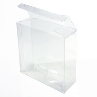 Klarsichtschachteln 14,3x5,1x14,3cm Lebensmittelecht mit Automatikboden (25 Stück) [PLB197]