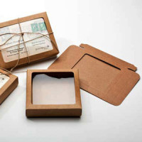 Pappschachteln 11,4x2,2x14,9cm Fensterschnitt (25 Stück) [WKR247]