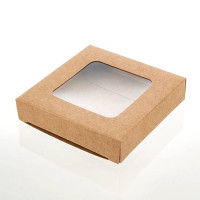 Pappschachteln mit Fenster 7x1,4x6,8cm (25 Stück) [WKRG277]