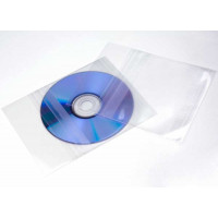 Plastikbeutel für CD's 150 Mikron 15,6x13cm mit Schutzverschluss (100 Stück) [BD4]