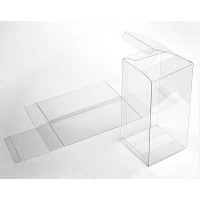 Klarsichtschachteln 10,2x10,2x20,3cm Kristallklar (25 Stück) [FB57]