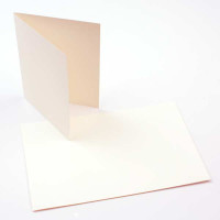 Glückwunschkarten Natur 14x10,8cm (50 Stück) [PC202]