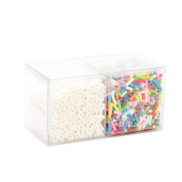 Klarsichtschachteln set - 2 Schachteln - 4,1x4,1x7,9cm (25 Stück) [NBS7]