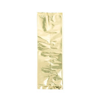 Plastikbeutel Gold 10,2x30,5cm Metallisiert und Verschweißbar (100 Stück) [SMB412G]