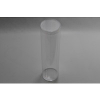 Klarsichtschachteln Rund 5x25cm geklebter Boden und loser Deckel (25 Stück) [KJ-5X25V]
