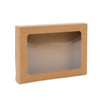 Pappschachteln mit Fenster 9,5x2,2x13,2cm (25 Stück) [WKRG246]