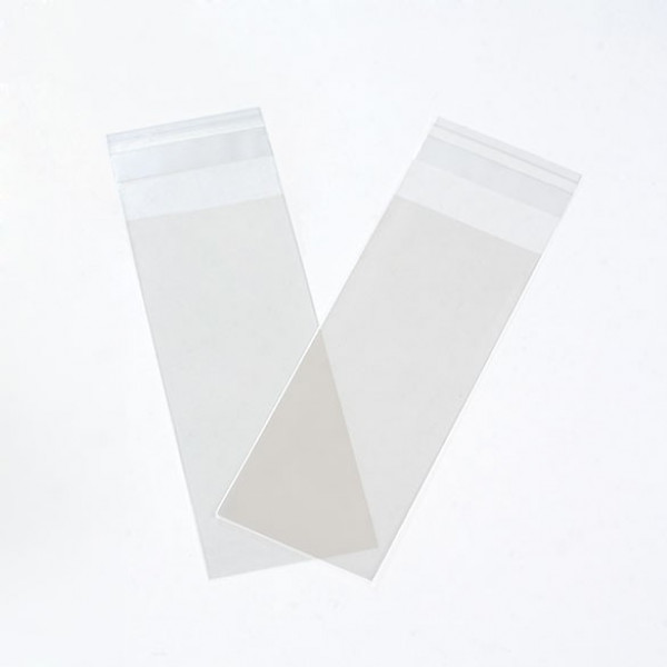 Reclosable Clear Plastic Bags 4.8 x 12.1cm (100 Pieces) [B1X4XL]