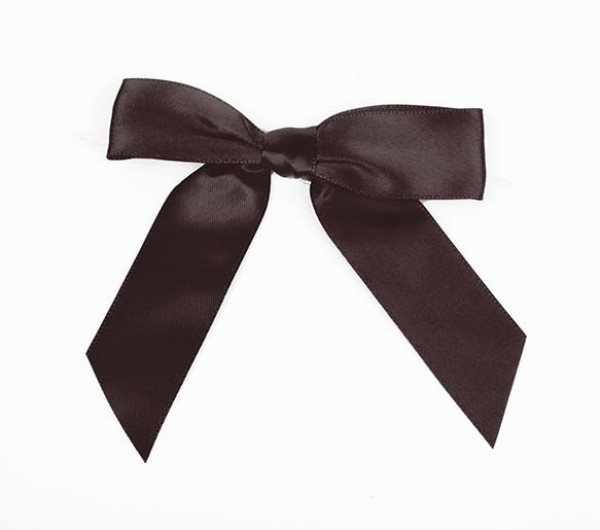 Espresso Pre-tied Bow 2.2cm (100 Pieces) [BOW7ES]